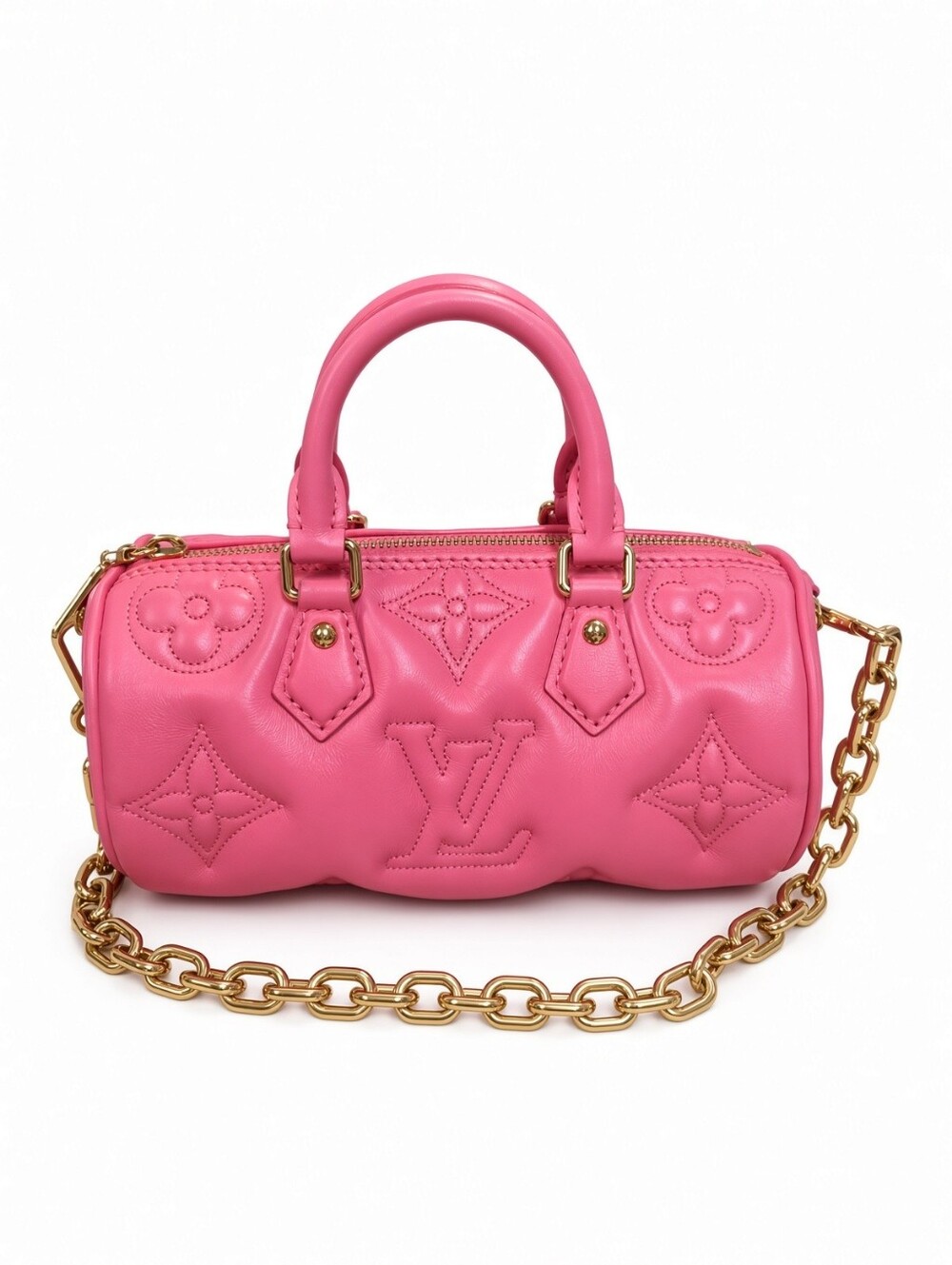 LOUIS VUITTON DRAGON FRUIT CALFSKIN PAPILLOM BB